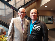 2016年楊永康與導師 Dr. Ronald Smart 於悉尼音樂學院